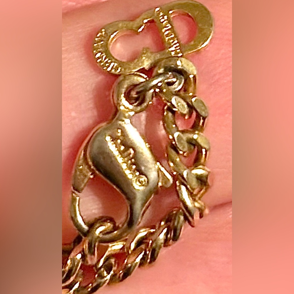Christian Dior Vintage 70's Gold Figaro Chain Necklace Made In Germany Excellent - Picture 6 of 9